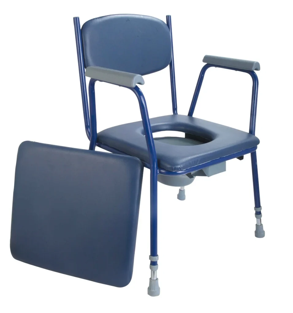 Krzesło toaletowe tapicerowane