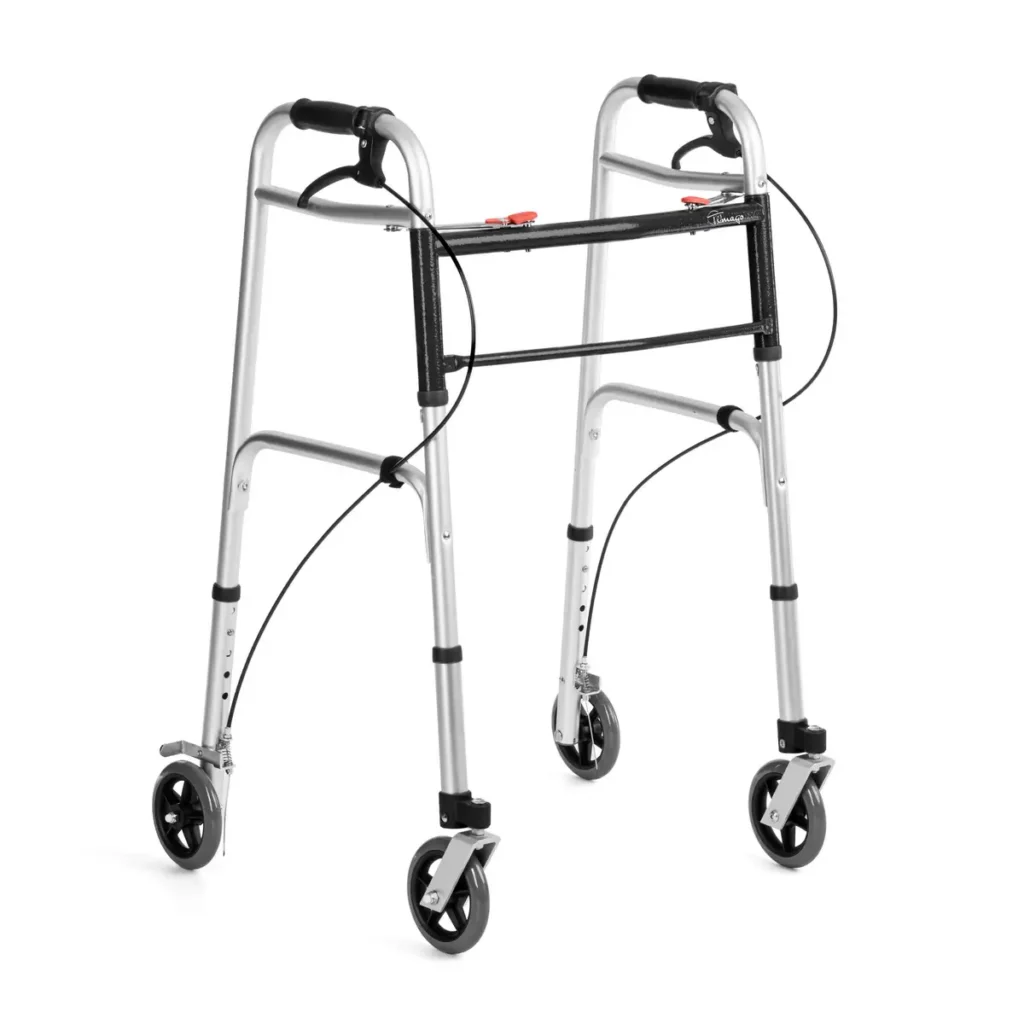 Balkonik czterokołowy z hamulcami